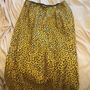 Leopard print skirt